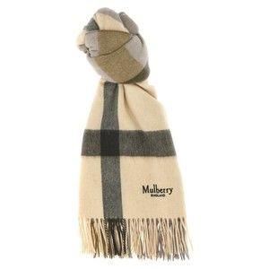 Mulberry Check Scarf - NWT